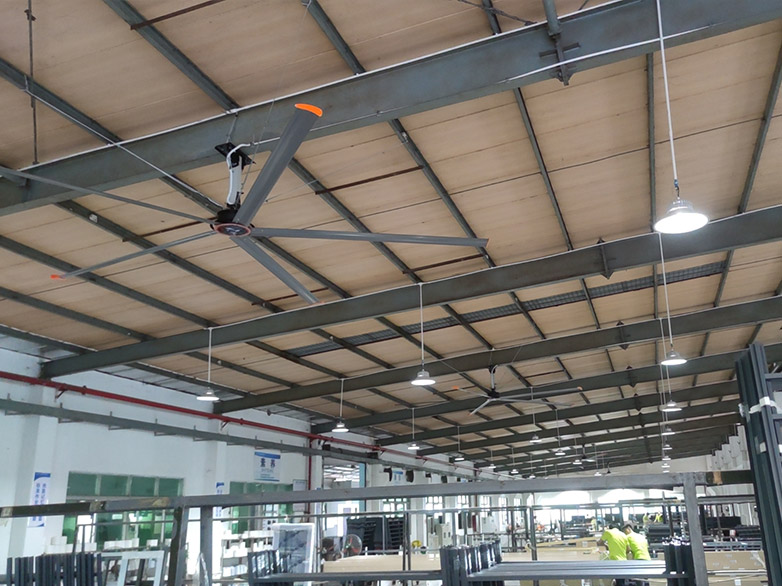 中山市某門窗車間環(huán)境空間通風降溫項目